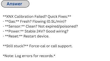 XNX Won’t Calibrate – Common Causes and Solutions | Troubleshooting Guide