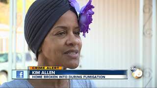 Family heirloom stolen during fumigation