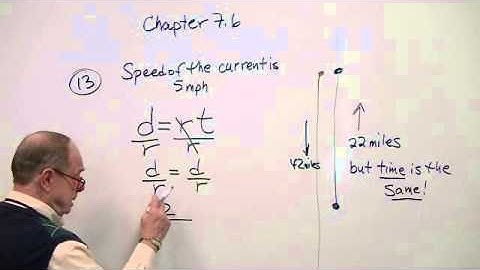 1109 Chap 7.6 Part 3 Solving Word Problem Using Rational Equations