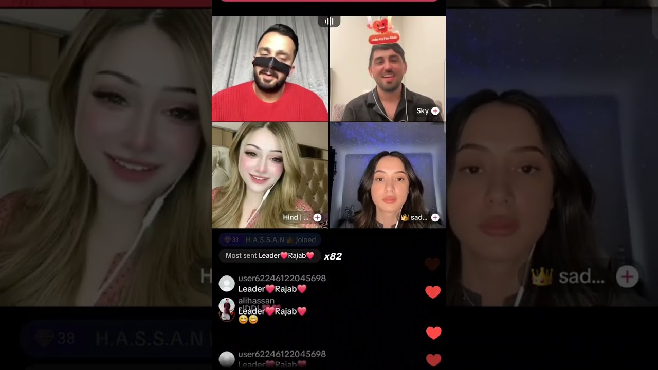 Rajab Butt with Patlo Vs Sadia with Hindi Live Tiktok Match Challenge I Punishment Maf Kardi #foryou
