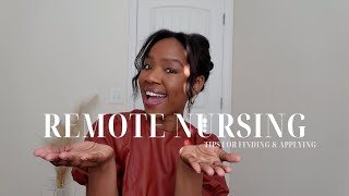 HOW I FOUND MY LPN REMOTE NURSING JOB 2023| Tips + Resume Suggestions | Work From Home Nursing |