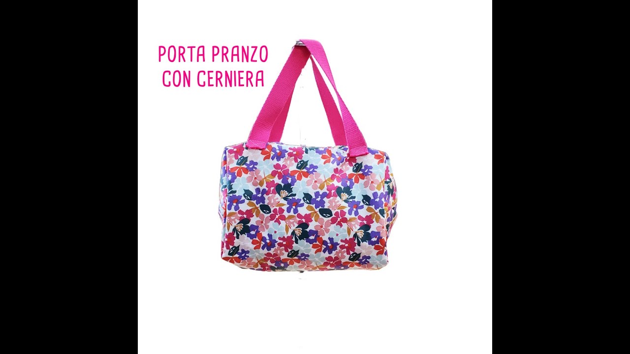 VIDEOTUTORIAL GRATUITO PORTARANZO TERMICO IMPERMEABILE CON CERNIERA