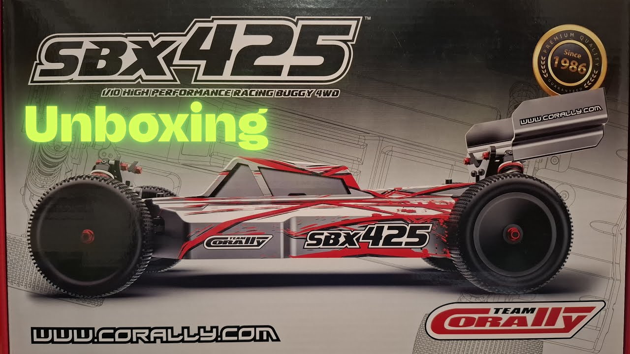 Team Corally SBX-425 : Unboxing