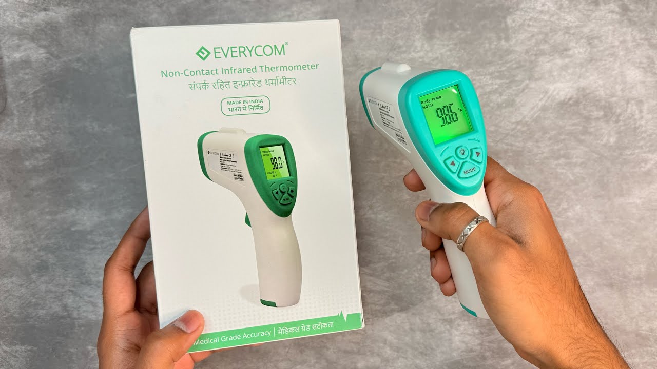 Everycom IR37 Non-Contact Infrared Thermometer Review | Best Digital Temperature Gun for Home Use