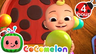 Balloon Pop Song   More | JJ's Animal Time | Songs For Kids | Moonbug Kids - Animal Adventures