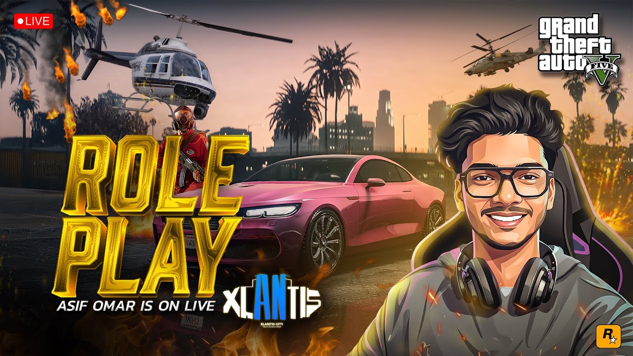 Asif Rp അരിവാള് ഷുക്കൂര് | XLANTIS CITY GTA V RP LIVE MALAYALAM - | ASIF OMAR ...