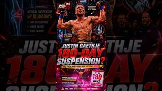 Justin Gaethje’s 180-Day Suspension EXPLAINED 😳 Fans Got This Completely Wrong! #ufc #fyp #mma #fypシ