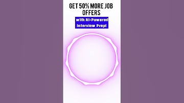 Get 50% More Job Offers with AI Powered Interview Prep!