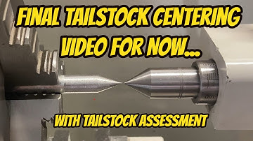 Vevor Mini Lathe MX 400 Part 28 - Final Tail Stock Centering Video