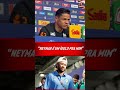 DOUGLAS SANTOS DESTACA QUE NEYMAR É ÍDOLO E BRINCA AO DIZER QUE SEU CABELO É MAIS BONITO DO QUE O