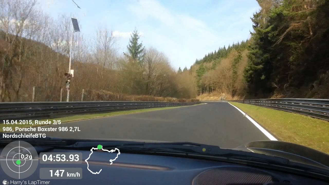 Porsche Boxster 986 Nordschleife Nürburgring