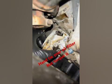 Oil filter over tighten! - YouTube