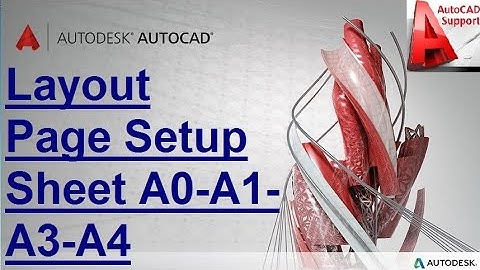 Layout-Page Setup Sheet A0-A1-A3-A4