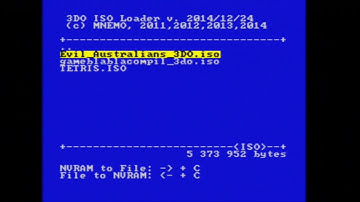 3DO USB Homebrew by gameblabla tested on the USB Host