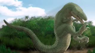 legendary gorosaurus roars