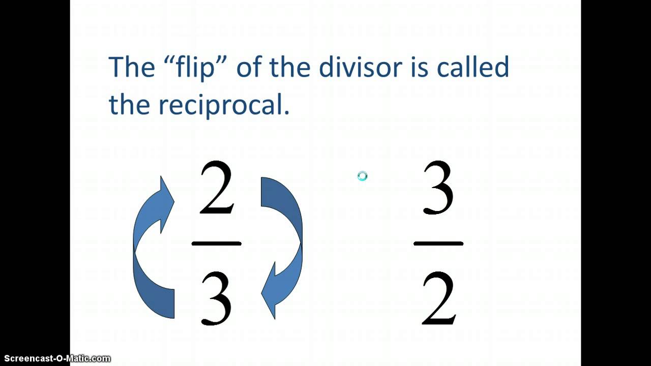 Dividing Fractions And Mixed Numbers YouTube