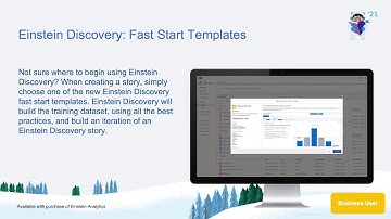 Analytics: Einstein Discovery Fast Start Templates