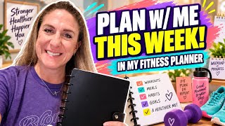 PLAN WITH ME IN MY KELL OF A PLAN FITNESS PLANNER! | FLIP THROUGH THE CURRENT MONTH