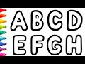 A to O Alphabet Coloring for Kids | ABC Drawing and Coloring | Learn Letters A to O 
