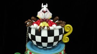 Alice In Wonderland Baby Shower Cake