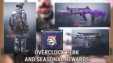 *NEW* "OVERCLOCK" PERK | SEASONAL EVENT AND REWARDS | COD MOBILE | HADES | VAGUE GAMER
