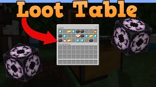 How To Add Random Loot To Structures In MCPE | Minecraft Bedrock Edition