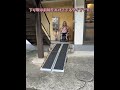 下り坂は前輪あげて下るタイプです。 #disabledandhappy #disabledandproud #バリアフリー情報#車椅子#車椅子生活#wheelchair #lifeonwheels