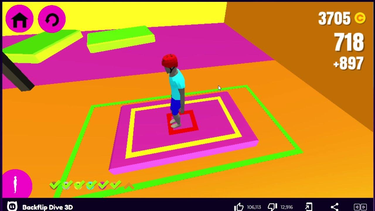 Backflip Dive 3D Part 1 of at least 2 or 3 YouTube