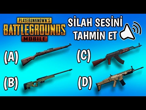 SİLAH SESİNİ TAHMİN ET - Pubg Mobile Testi (Noob vs Pro)