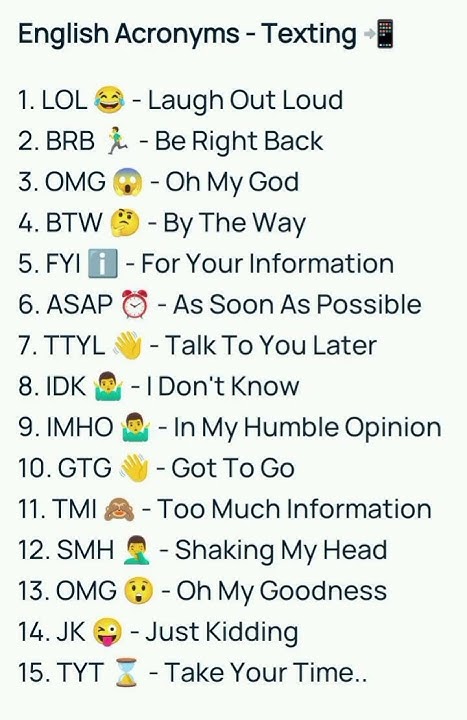 english-acronym-texting-use-the-acronyms-in-conversation-english