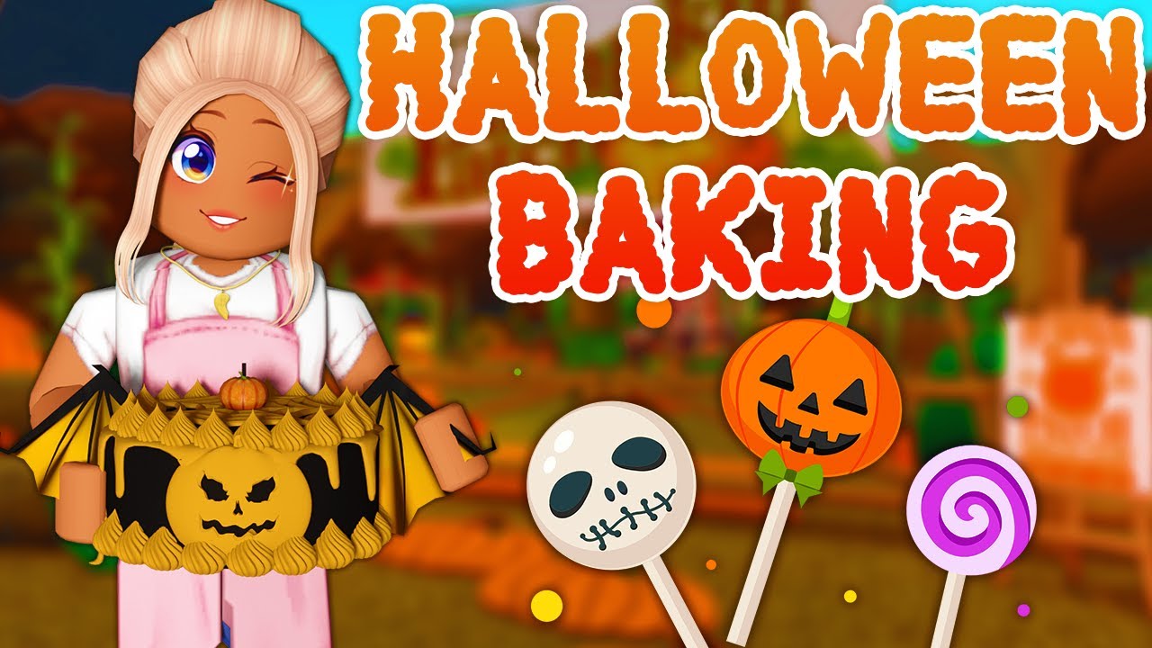 🍬 Baking *HALLOWEEN DESSERTS* on Bloxburg 🍰 YouTube