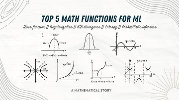 5 functions you need to know to understand ML || A story of mathematical intuition.