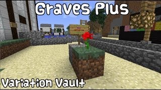 Minecraft Bukkit Plugin - Graves Plus - Grave created on death!