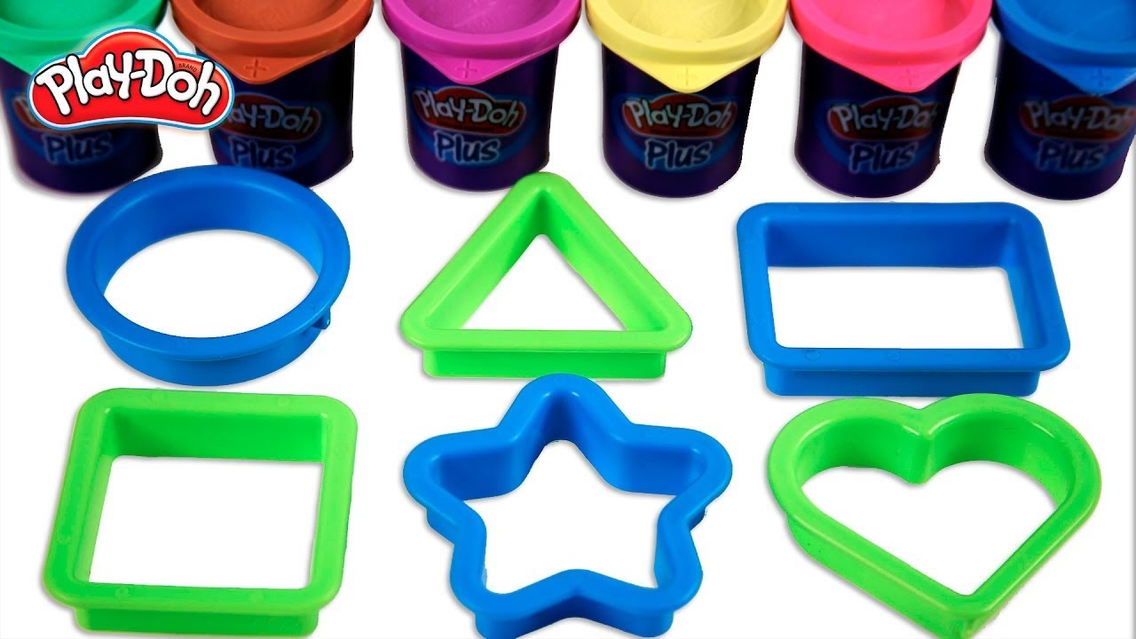 Learning Shapes with Play Doh Colors for Kids + More Clay Videos