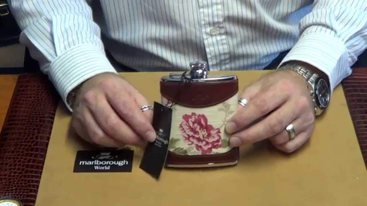 Marlborough of England 6oz Rose Hip Flask