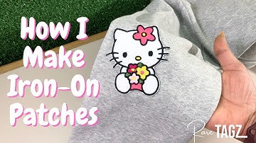 How I Make Custom Embroidery Iron-On Patches Using HeatnBond, DIY Patch Making Tutorial, Embroidery