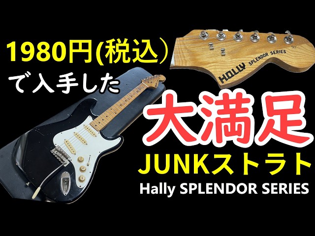 二光通販ギター】Hally SPLENDOR SERIES ストラト 大満足のジャンク