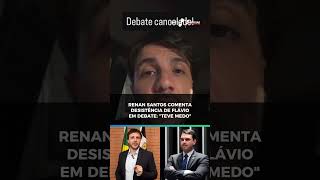 Renan Santos comments on Flávio Bolsonaro pulling out of Globo debate: He was scared