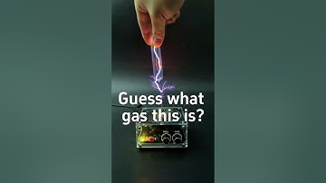 The Colors of Various Gases When Excited by Lightning Guess What the Last One Is?