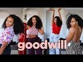 BEING THRIFTY AND SHOPPING AT GOODWILL WITH $100 | DamonAndJo