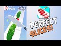 live perfect slices gaming Now 🍎🔪 gameplay 12 #live #shortslive #viral #shorts #gameplay