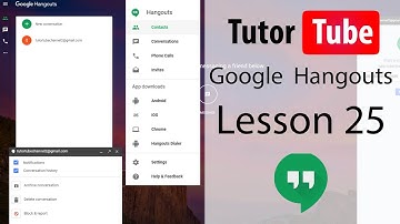 Google Hangouts Tutorial - Lesson 25 - Starting a Video Call