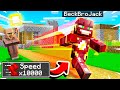 Playing MINECRAFT As The FLASH! (10000x Faster)