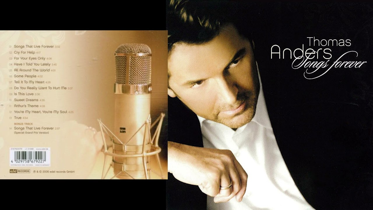 Thomas Anders - Songs Forever (2006) FULL ALBUM