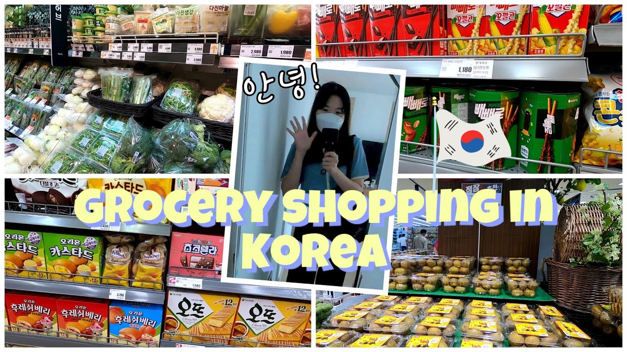 Grocery shopping in Korea (with prices) Lotte mart, Seoul station