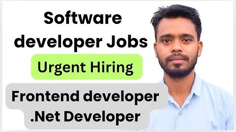 Frontend Developer .Net  Developer  Software developer Jobs IT Jobs#softwaredeveloper #jobs#noida