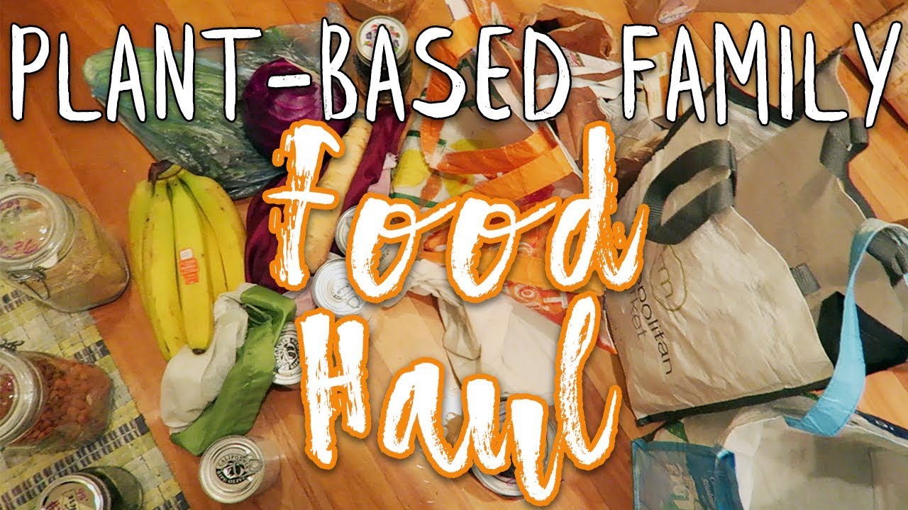Plant-Based Family Food Haul - Shopping at a Co-Op Versus Amazon Fresh