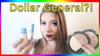 Trying Dollar General Makeup | Full Face First Impressions!!