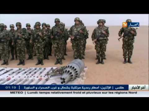 دفاع ضبط كمية معتبرة من الأسلحة والذخيرة بأدرار