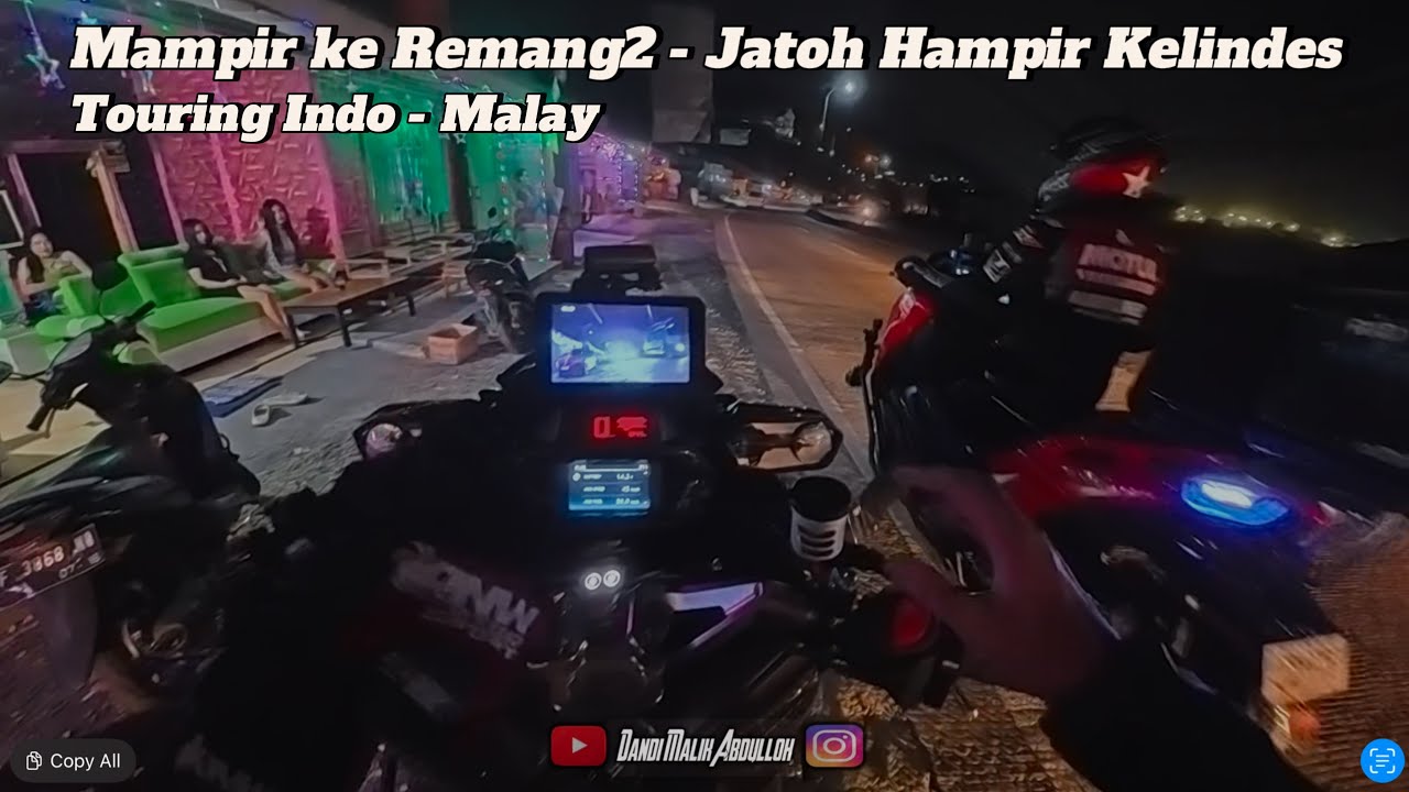 Menegangkan‼️OTW Lampung Malam Hari Banyak Ujian w/ #akangmv | Duo Xmax 300cc